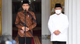 Presiden Jokowi dan Menhan Prabiwo Subianto di Gedung Agung, Istana Kepresidenan Yogyakarta. (Dok. Biro Pers Sekretariat Presiden/ Lukas)