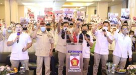 Habiburokhman dan Adnan Taufiq Pimpin Deklarasi Dukung Prabowo. (Dok. Partai Gerindra)