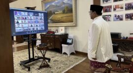 Menhan Prabowo Ikuti Upacara Hari Lahir Pancasila. (Dok. Pribadi Menhan Prabowo)