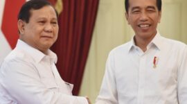 Prabowo Subianto dan Presiden Jokowi di Istana Merdeka Jakarta. (Dok. Setneg.go.id)
