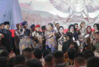 Acara halal bi halal yang digelar di kediaman Menteri Pertahanan RI Prabowo Subianto. (Dok. Tim Media Prabowo Subianto)