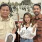 Kiky Saputri Sambangi menhan Prabowo Subianto. (Dok. Tim Media Prabowo Subianto)
