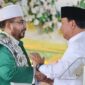 Menteri Pertahanan Prabowo Subianto menghadiri Haul Akbar Sulthounul Qulub Alhabib Munzir Almusawa ke-10 di Kawasan Rajawati, Pancoran, Jakarta Selatan, Minggu, 28 Mei 2023. (Dok. Tim Media Prabowo Subianto)