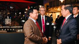 Menhan Prabowo Hadiri Pameran Hannover Messe 2023. (Dok. Kemhan.go.id)
