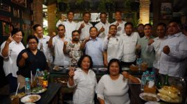 Prabowo Subianto melakukan pertemuan dengan Wali Kota Surakarta Gibran Rakabuming Raka. (Dok. Tim Media Prabowo)