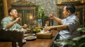 Prabowo Subianto melakukan pertemuan dengan Wali Kota Surakarta Gibran Rakabuming Raka. (Dok. Tim Media Prabowo)