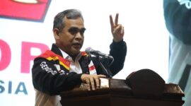 Sekjen Partai Gerindra Ahmad Muzani menghadiri Rapat Koordinasi Daerah (Rakorda) DPD Gerindra Sumatera Selatan. (Dok. Tim Media Gerindra)