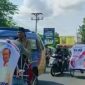 Tukang becak di Solo konvoi mendukung Menteri Pertahanan RI Prabowo Subianto menjadi capres di Pemilu 2024. (Dok. Tim Relawan Prabowo)
