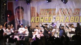 Ribuan masyarakat Jawa Timur Perbesar Kemenangan Prabowo Subianto. (Dok. Tim Relawan Prabowo)
