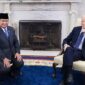 Presiden Republik Indonesia Prabowo Subianto bertemu dengan Presiden Amerika Serikat Joe Biden. (Dok. Tim Media Prabowo)