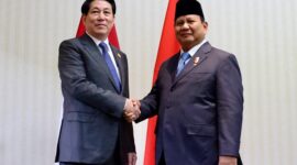 Presiden RI Prabowo Subianto melangsungkan pertemuan bilateral m dengan Presiden Vietnam Luong Cuong. (Dok Tim Media Prabowo Subianto)
