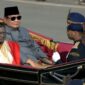 Presiden Prabowo Subianto menghadiri parade perayaan Hari Republik India ke-76 di Kartavya Path, New Delhi, pada Minggu (26/1/2025). (Dok. Tim Komunikasi Prabowo Subianto)