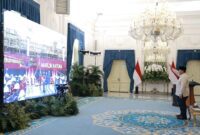 Presiden Prabowo Subianto meresmikan produksi perdana dua lapangan minyak baru: Forel dan Terubuk. (Dok. Tim Media Prabowo)