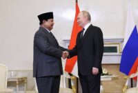 Presiden RI Prabowo Subianto dan Presiden Federasi Rusia Vladimir Putin. (Dok. Tim Media Prabowo)