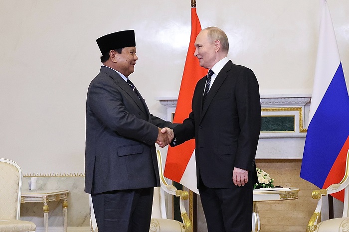 Presiden RI Prabowo Subianto dan Presiden Federasi Rusia Vladimir Putin. (Dok. Tim Media Prabowo)